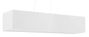 Image of Santa Linear Bar Pendant Light White 5x E27