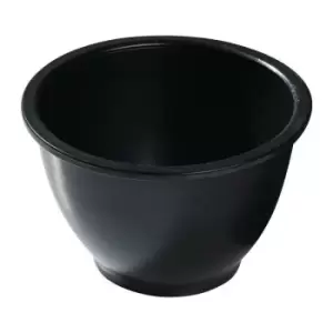 Image of Creuset a platre H. 90 mm D. haut : 125/en bas : 60 mm conique caoutchouc noir