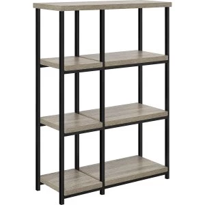 Image of Dorel Elmwood Bookcase - Grey Oak