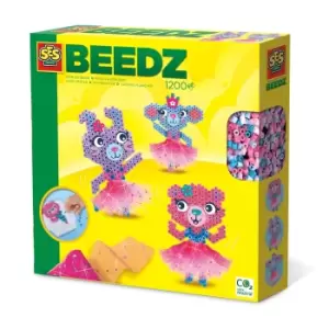 Image of SES Creative Beedz Iron on beads - Ballerina animals