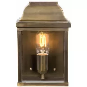 Image of Loops - Outdoor IP44 Wall Light Aged Brass LED E27 100W d02556