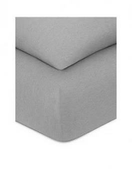 Image of Calvin Klein Harrison Fitted Sheet - Grey