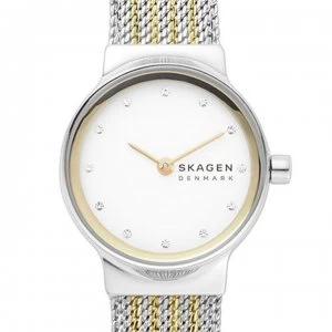 Image of Skagen Freja Rose Mesh Watch - Silver