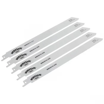 Image of Worksafe WRS3014/250 Reciprocating Saw Blade Metal 250mm 18tpi - P...