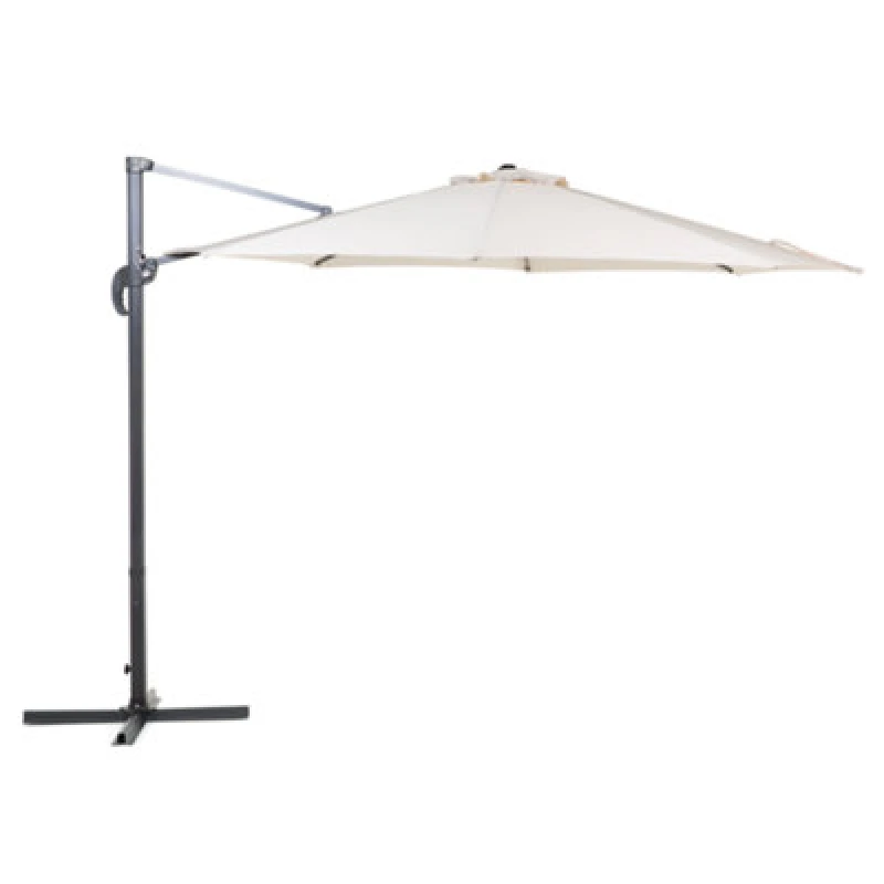 Image of Beliani Cantilever Parasol 300 Cm Savona Light Beige