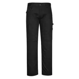 Image of Portwest Mens Super Work Trousers (30R) (Black)