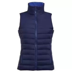 Image of SOLS Womens/Ladies Wave Padded Water Repellent Bodywarmer/Gilet (XL) (Navy)