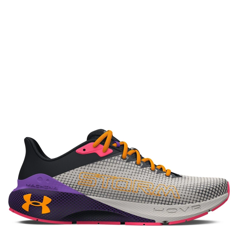 Image of Under Armour Womens Machina Storm Road Running Shoes White female 2.5 (35.5)