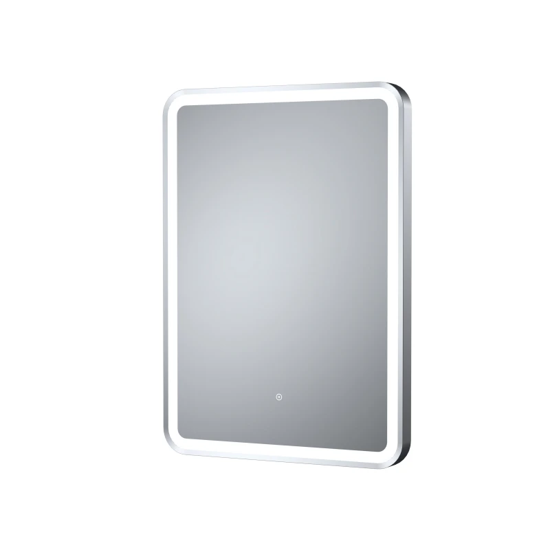 Image of Balterley LED Touch Sensor Mirror Demister Chrome 700mm x 500mm Silver