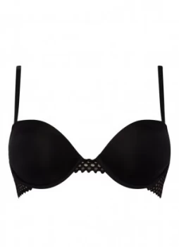 Image of b.temptd Tied in Dots Contour bra Black