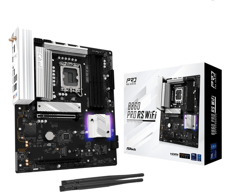Image of Asrock B860 Pro RS WIFI (LGA 1851) DDR5 ATX Motherboard