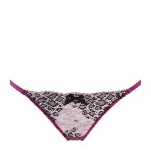 Image of L Agent by Agent Provocateur Trixie Briefs - Pink/Black