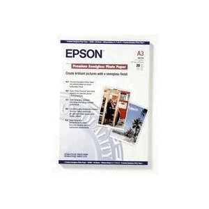 Image of Epson Premium A3 251gm2 Semi Gloss Photo Paper White 1 Pack of 20
