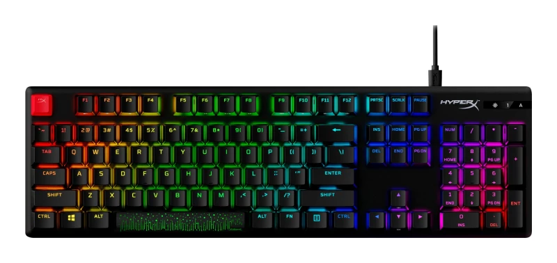 Image of HyperX Alloy Origins PBT HX Aqua - Mechanical Gaming Keyboard