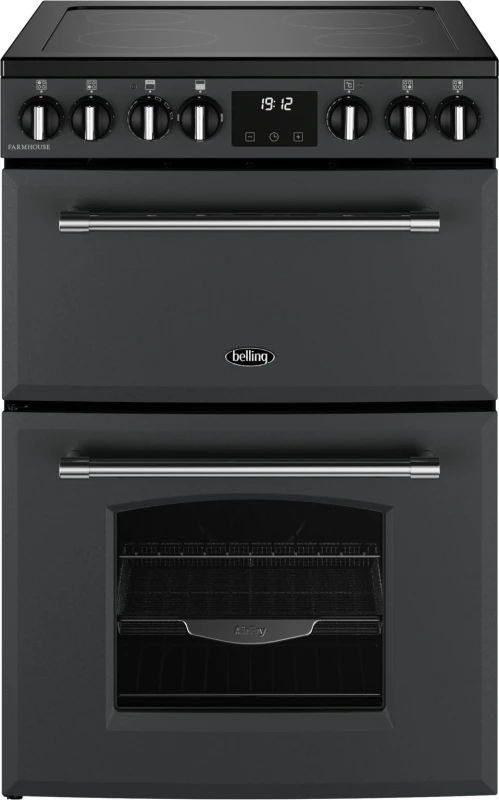 Image of Belling Farmhouse 60cm Electric Ceramic Cooker - Anthracite 444411809 Anthracite