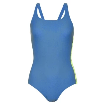 Image of adidas Womens Sh3. Ro Tapered Swimsuit - Blue