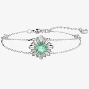 Image of Sunshine bracelet, Green, Rhodium Plated 5642960