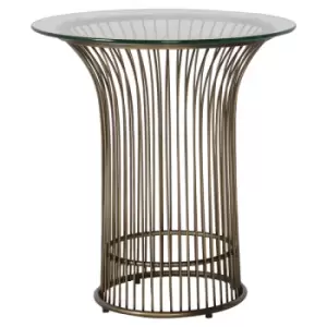 Image of Gallery Direct Zepplin Side Table Bronze