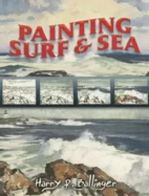 Image of painting surf and sea