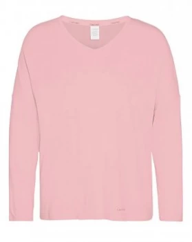 Image of Calvin Klein Long Sleeve V Neck T-Shirt