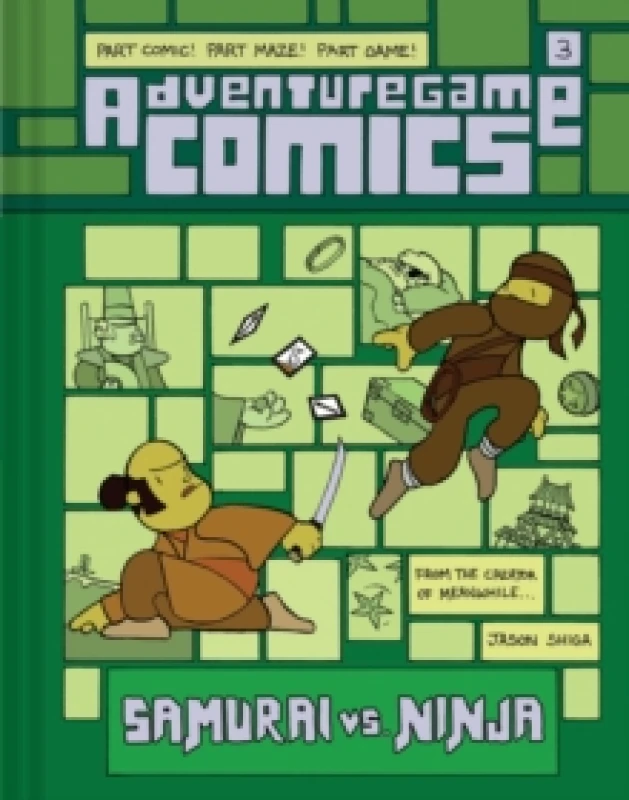 Image of Adventuregame Comics: Samurai vs. Ninja (Book 3) : An Interactive Graphic Novel Hardback