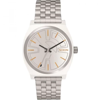 Image of Unisex Nixon The Time Teller SW BB-8 Silver / Orange Watch
