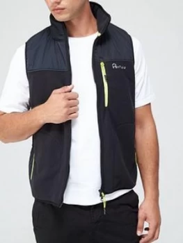 Image of Penfield Fleece Vest - Black, Size S, Men