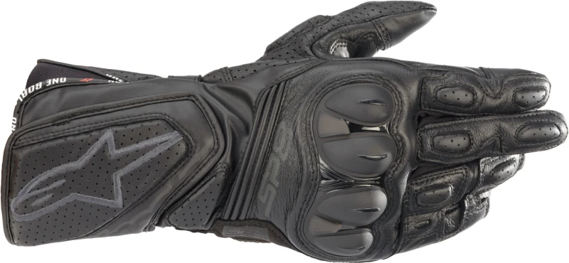 Image of Alpinestars SP-8 V3 Leather Motorcycle Gloves L Black Black