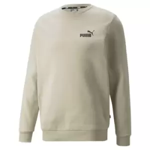 Image of Puma Logo Crew Sweatshirt Mens - Grey
