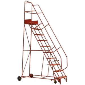 Image of Sealey Mobile Safety Step Ladder 11