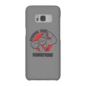 Image of Nintendo Donkey Kong Strong Like Donkey Kong Phone Case - Samsung S8 - Snap Case - Matte