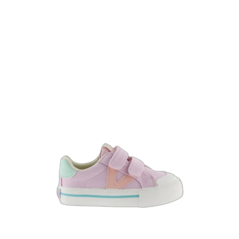 Image of Victoria TRIBU TIRAS LONA boys's Children's Shoes (Trainers) in Pink