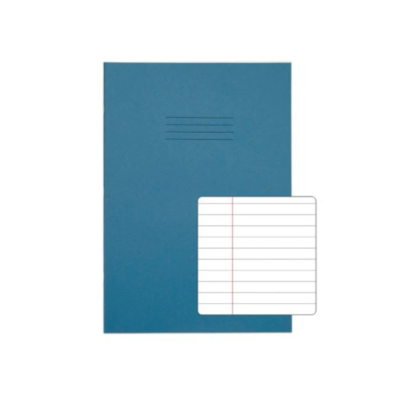 Image of Rhino A4 Exercise Book 80 Page F8M Light Blue (50 Pack) VEX668-1335-2