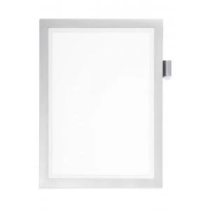 Image of Durable DURAFRAME NOTE A4 Self Adhesive Magnetic Frame Silver 499323
