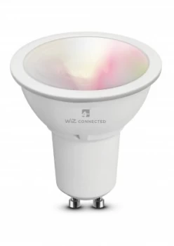 Image of 4Lite WiZ Connected SMART LED WiFi GU10 Bulb White & Colours - 4L1-8040