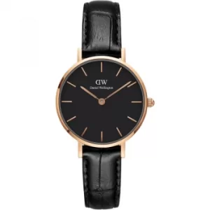 Image of Ladies Daniel Wellington Classic Petite 28 Reading Black Watch