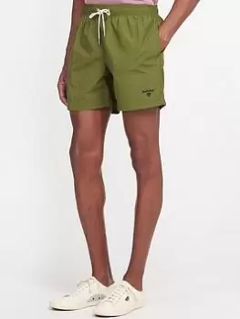 Image of Barbour Essential Swim Short, Dark Olive Size M Men
