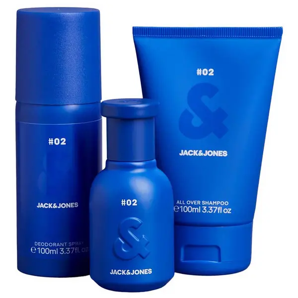Image of Jack & Jones Brotherhood Trio Eau de Toilette For Him 40ml Shampoo & Deodrant 100ml Gift set