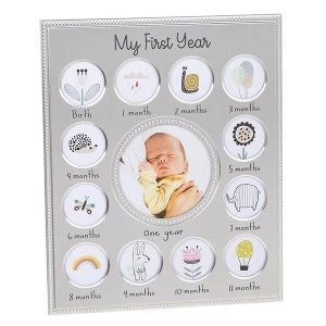 Image of My First Year Beaded Frame