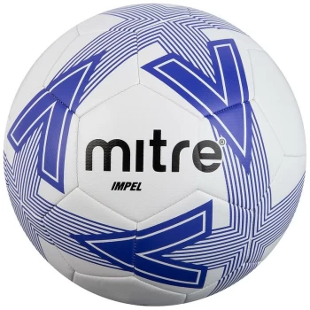 Image of Impel Training Ball - 5 - White/Blue/Black - Mitre