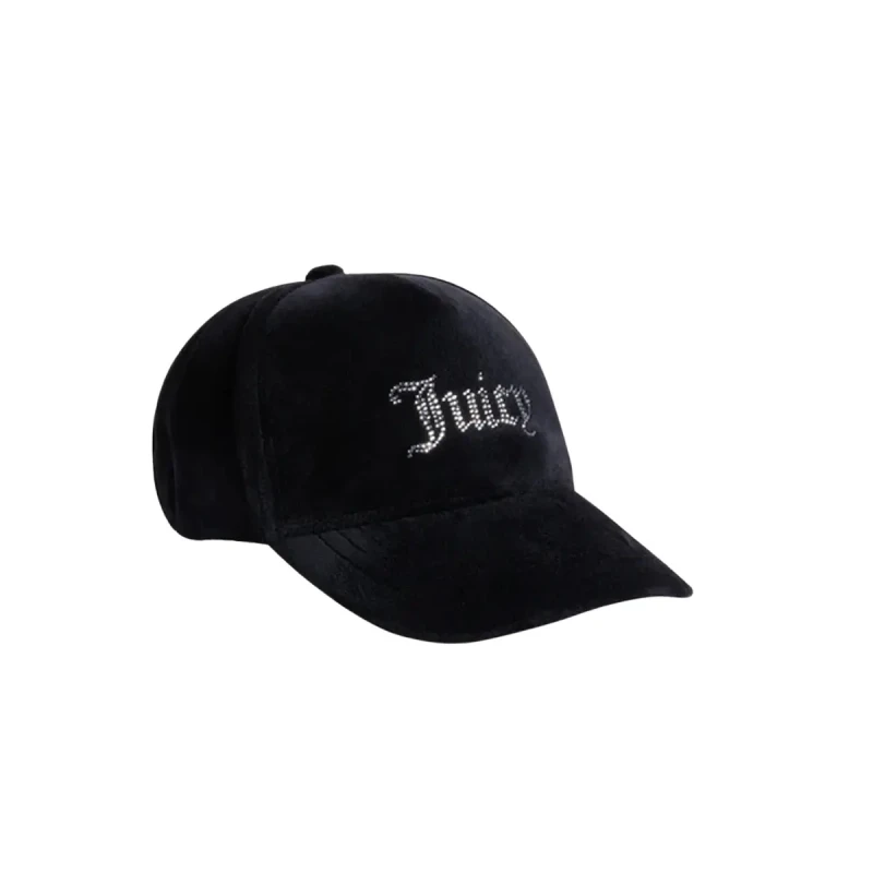 Image of Juicy Couture Womens velvet baseball cap Juicy Couture Noir Female TU