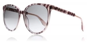 Image of Jimmy Choo Reece Sunglasses Striped Glitter / Red LX9 55mm