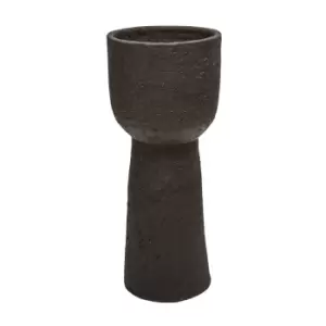 Image of Nico Tall Rustic Plant Pot Mocha