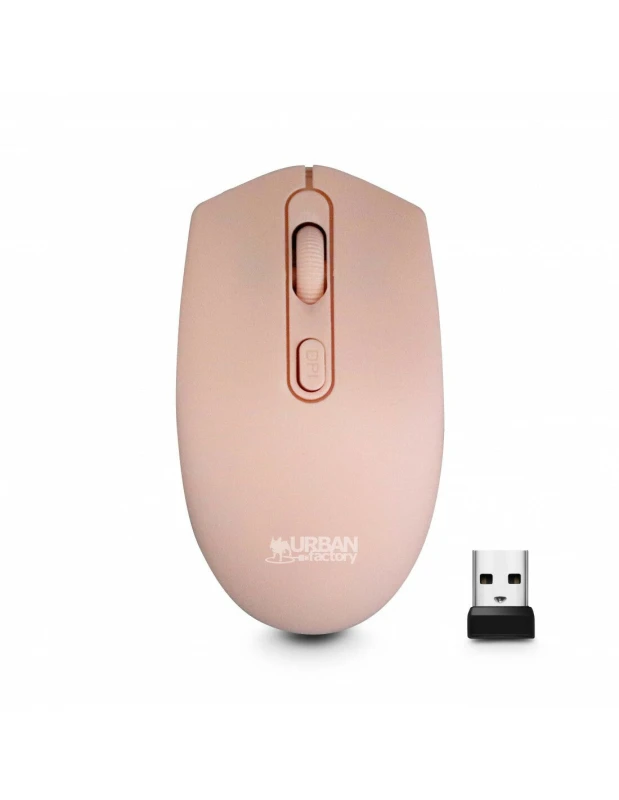 Image of Urban Factory Urban Factory FREE mouse Home Ambidextrous RF Wireless Optical 1600 DPI FCM04UF