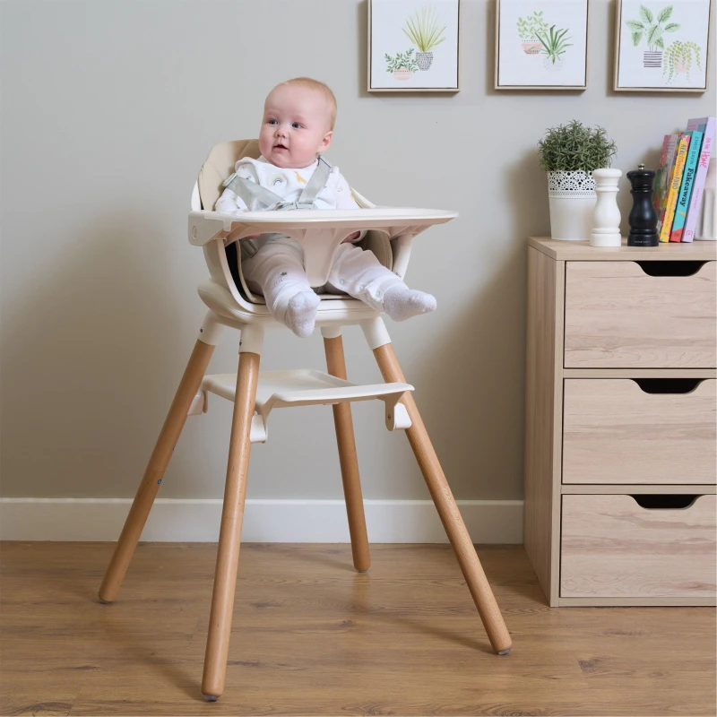 Image of Clair De Lune 6-in-1 High Chair - Beige CL6621BGE