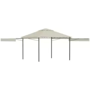 Image of Vidaxl - Gazebo with Double Extended Roofs 3x3x2.75 m Cream 180 g/m² Cream