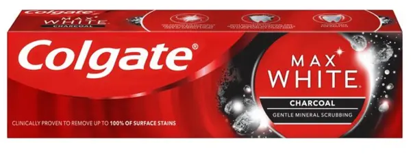 Image of Colgate Max White Charcoal Whitening Toothpaste 75ml