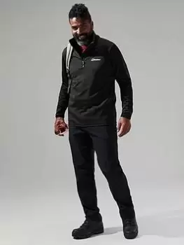 Image of Berghaus Keppla Half Zip Fleece - Black Size M Men
