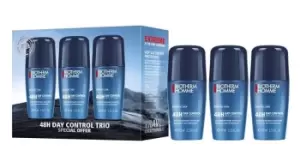 Image of Biotherm Homme 48H Day Control Roll On Deo Trio 3 x 75ml