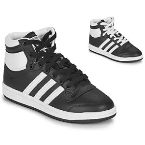 Image of adidas TOP TEN J boys's Childrens Shoes (High-top Trainers) in Black kid,Kid 5,Kid 6